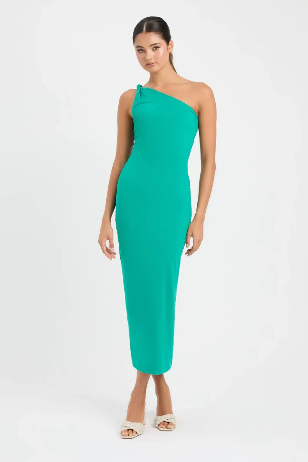 Kookai Bambi Midi Dress Green Size 10 for rent on The Volte - main image