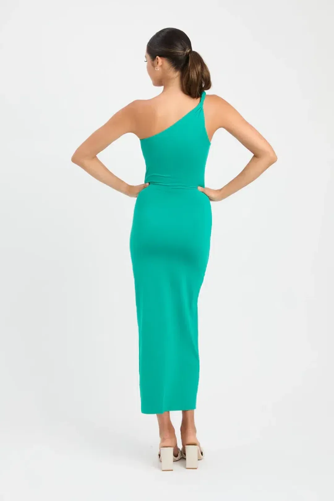 Kookai Bambi Midi Dress Green Size 10 for rent on The Volte - main image