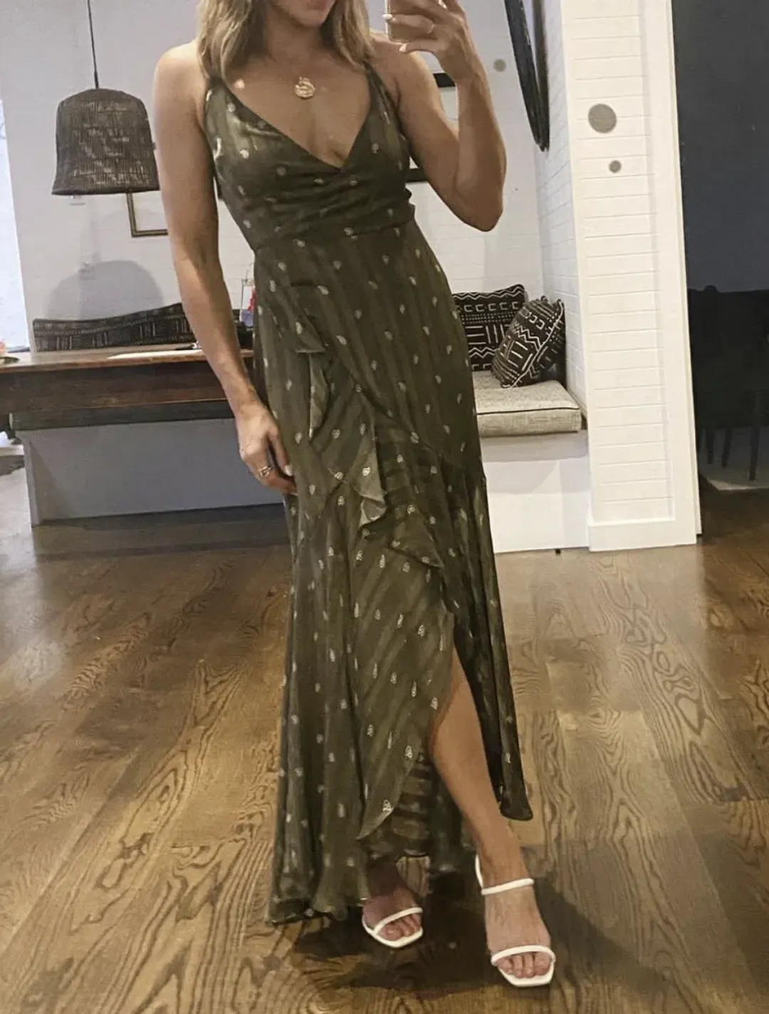 Shona Joy Reed Wrap Dress for rent on The Volte - main image