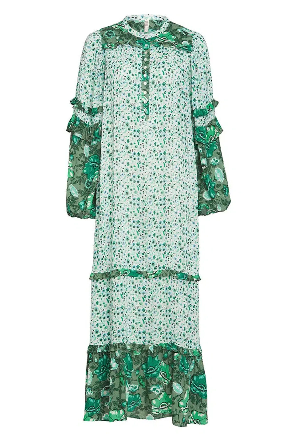 Spell Designs Winona Ivy Maxi Boho Dress Green Size 10 - Image 4
