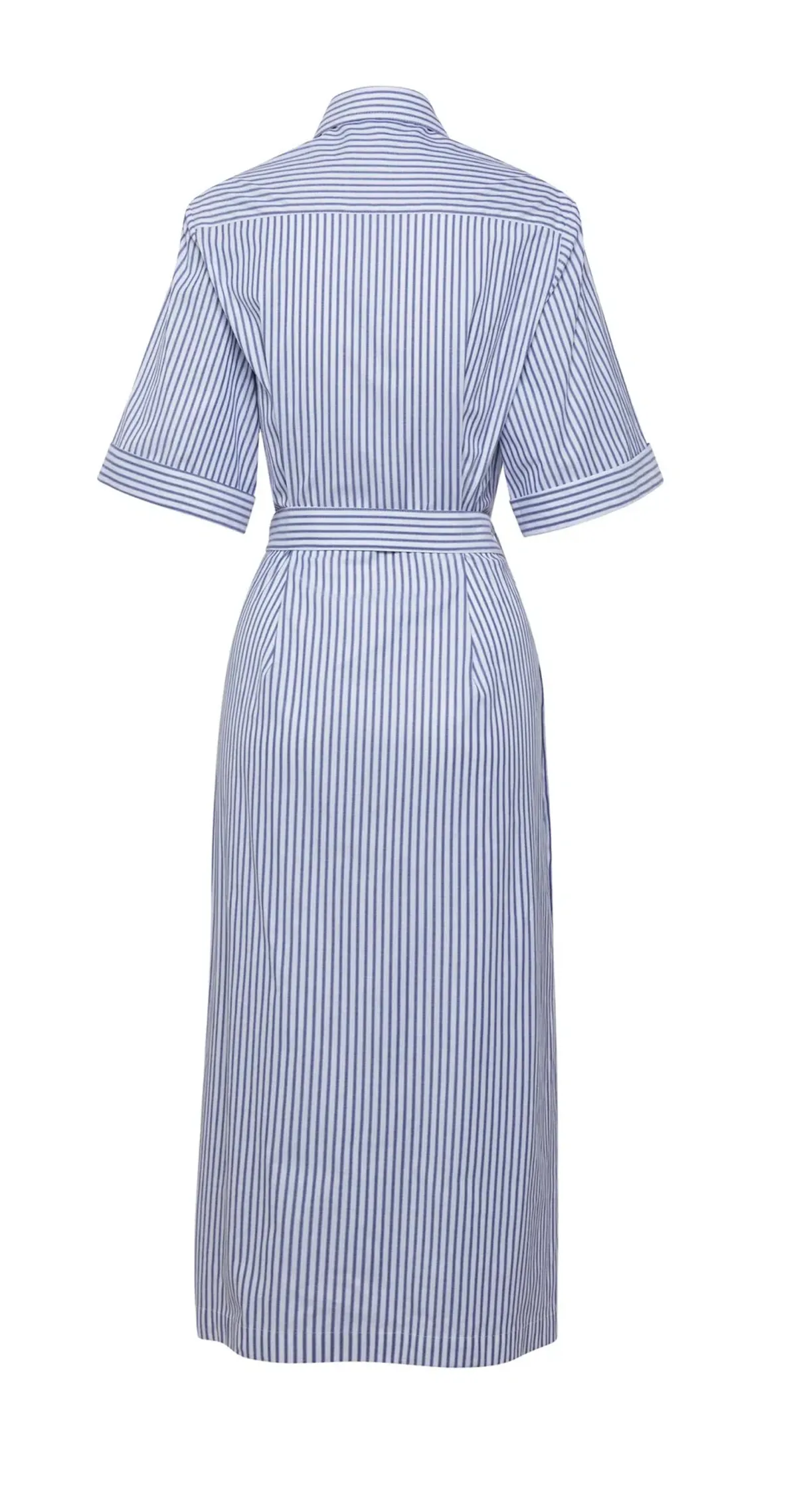 Anna Quan Zola Belted Striped Midi Dress Print Size 8 - Image 6