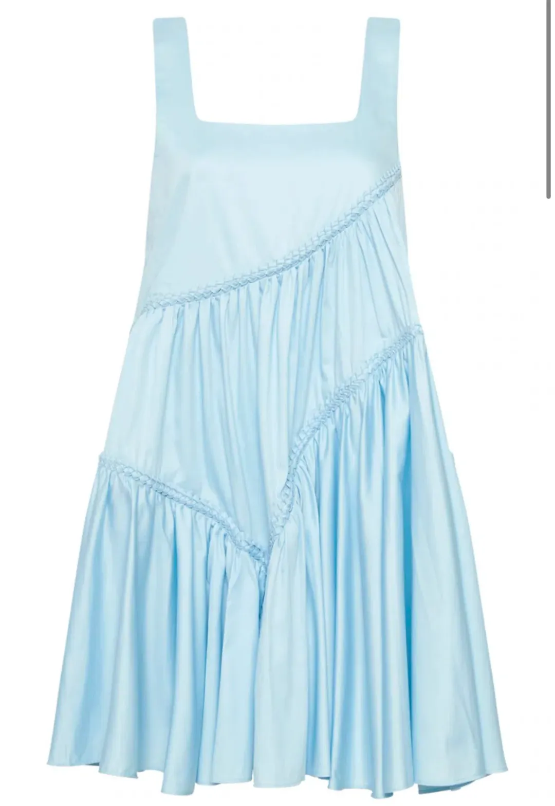 Aje Casabianca Sleeveless Braided Dress Blue Size 12 for rent on The Volte - main image