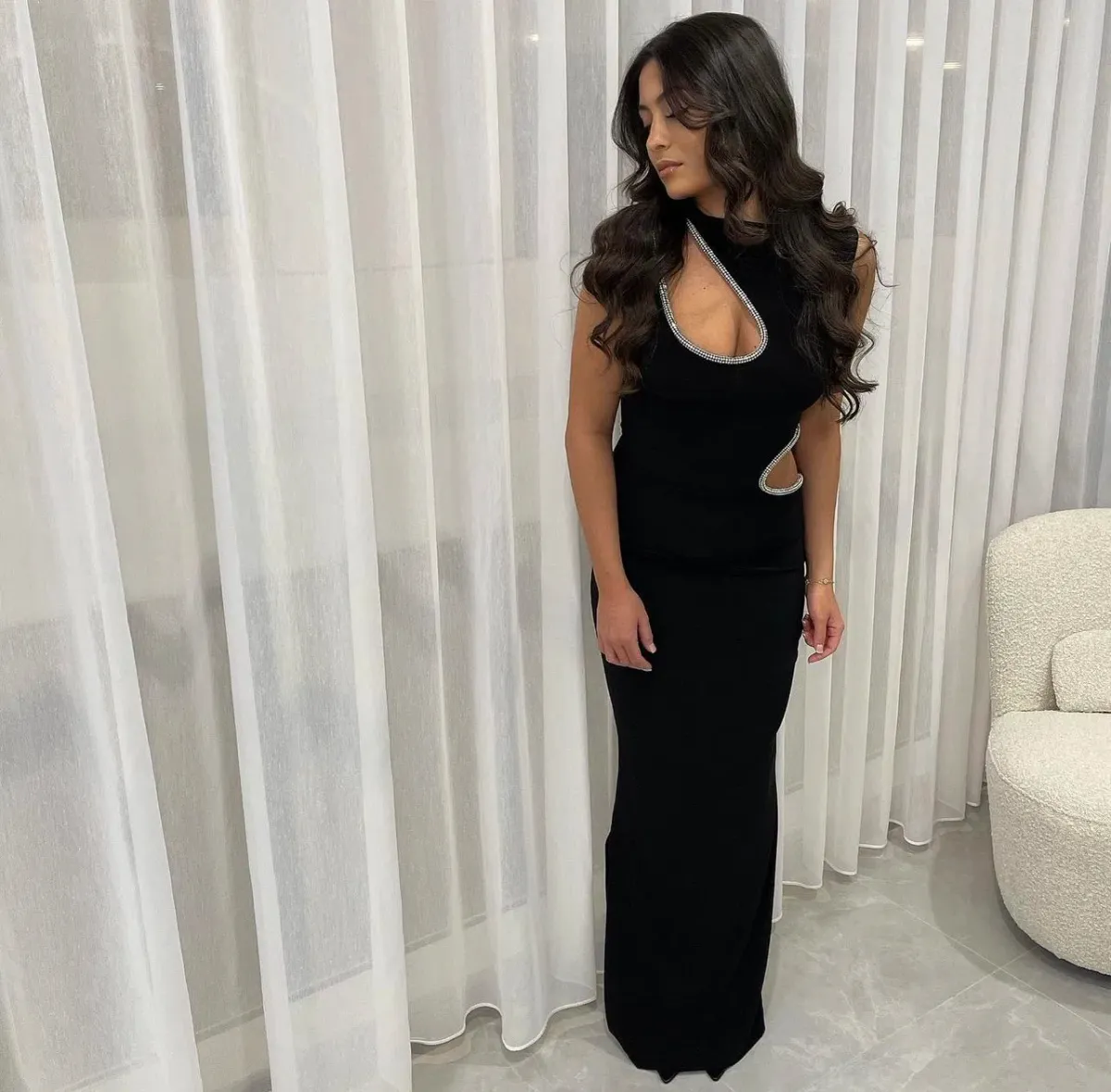 Ivona Skelo Vivia Dress Black Size S - Image 6