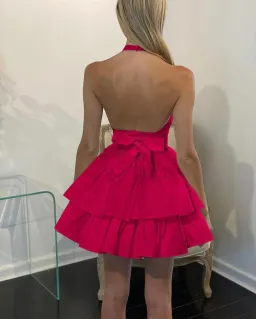 Alin Le Kal Sia Dress Hot Pink Size AU 12 for rent on The Volte - image 2