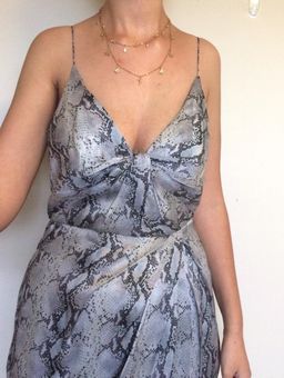 Zimmermann Snake Skin Cocktail Dress Print Size 1 / AU 10 for rent on The Volte - image 2