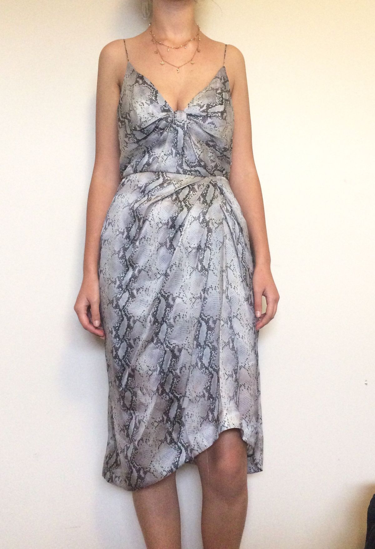 Zimmermann Snake Skin Cocktail Dress Print Size 1 / AU 10 - Image 1