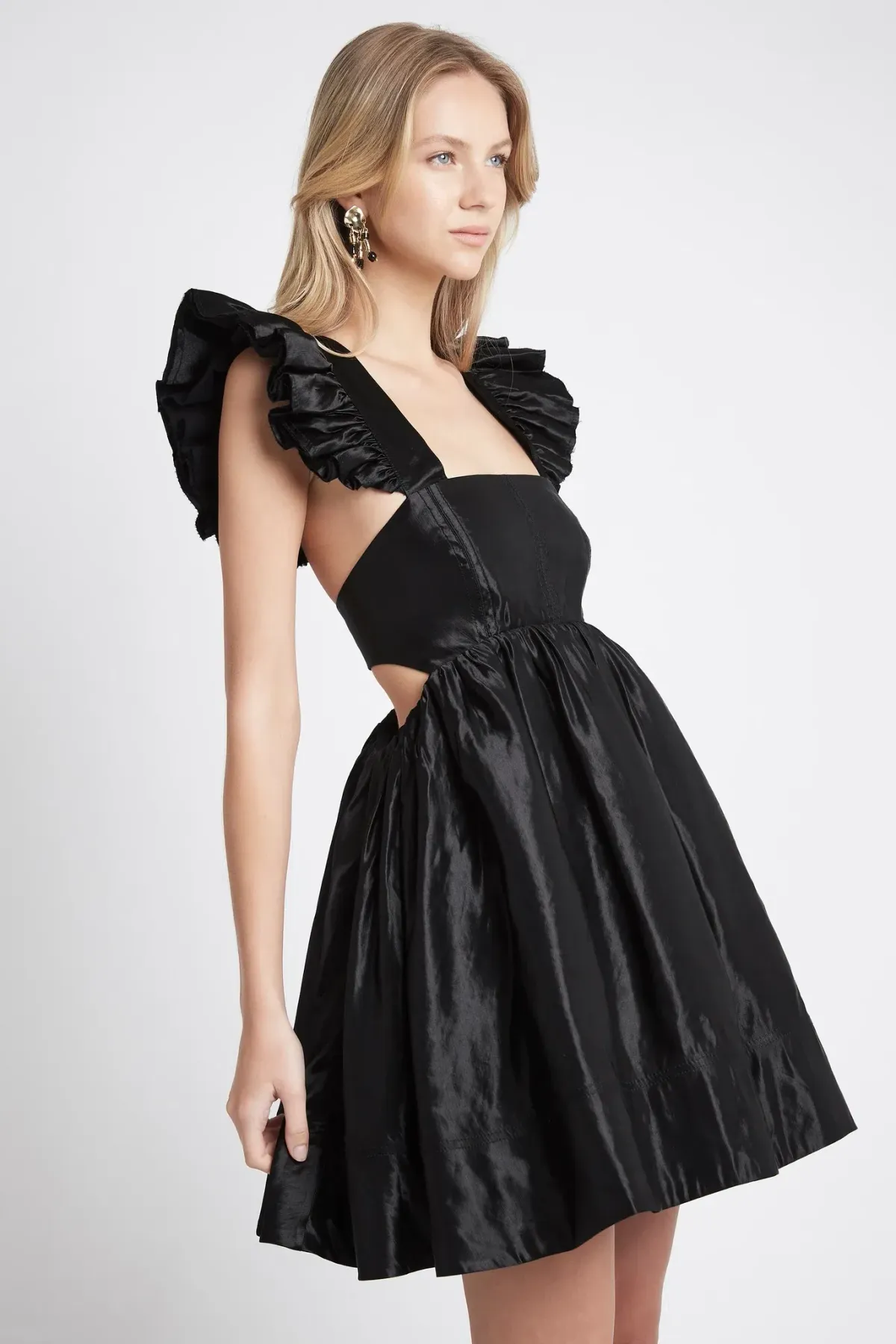 Aje Gazelle Mini Dress Black Size 12 - Image 4