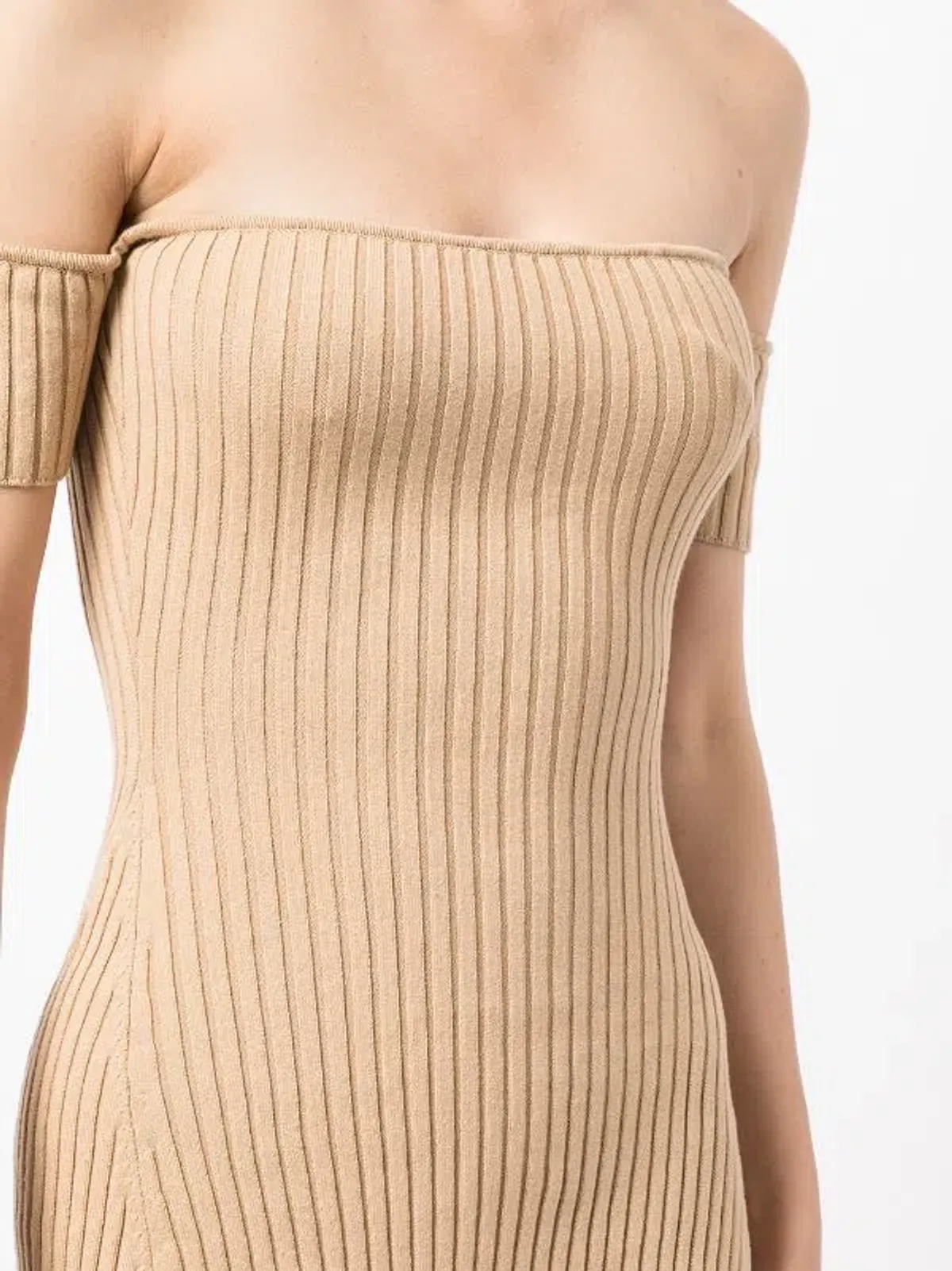 Anna Quan Candice Mini Dress Chai Brown Size 6 - Image 4