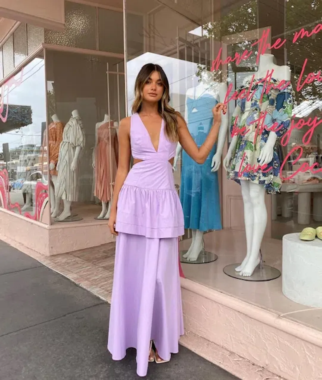 Manning Cartell Sweet Escape Maxi Dress Lilac Size 8 for rent on The Volte - main image