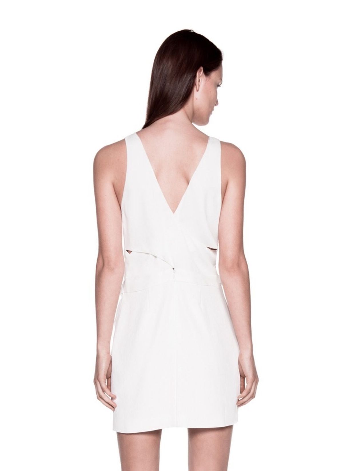 Dion Lee Whitewash Utility Mini Dress - Image 3