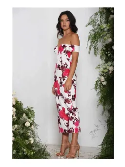 Elle Zeitoune Charlie Dress Rose Print Size 6 for rent on The Volte - image 2