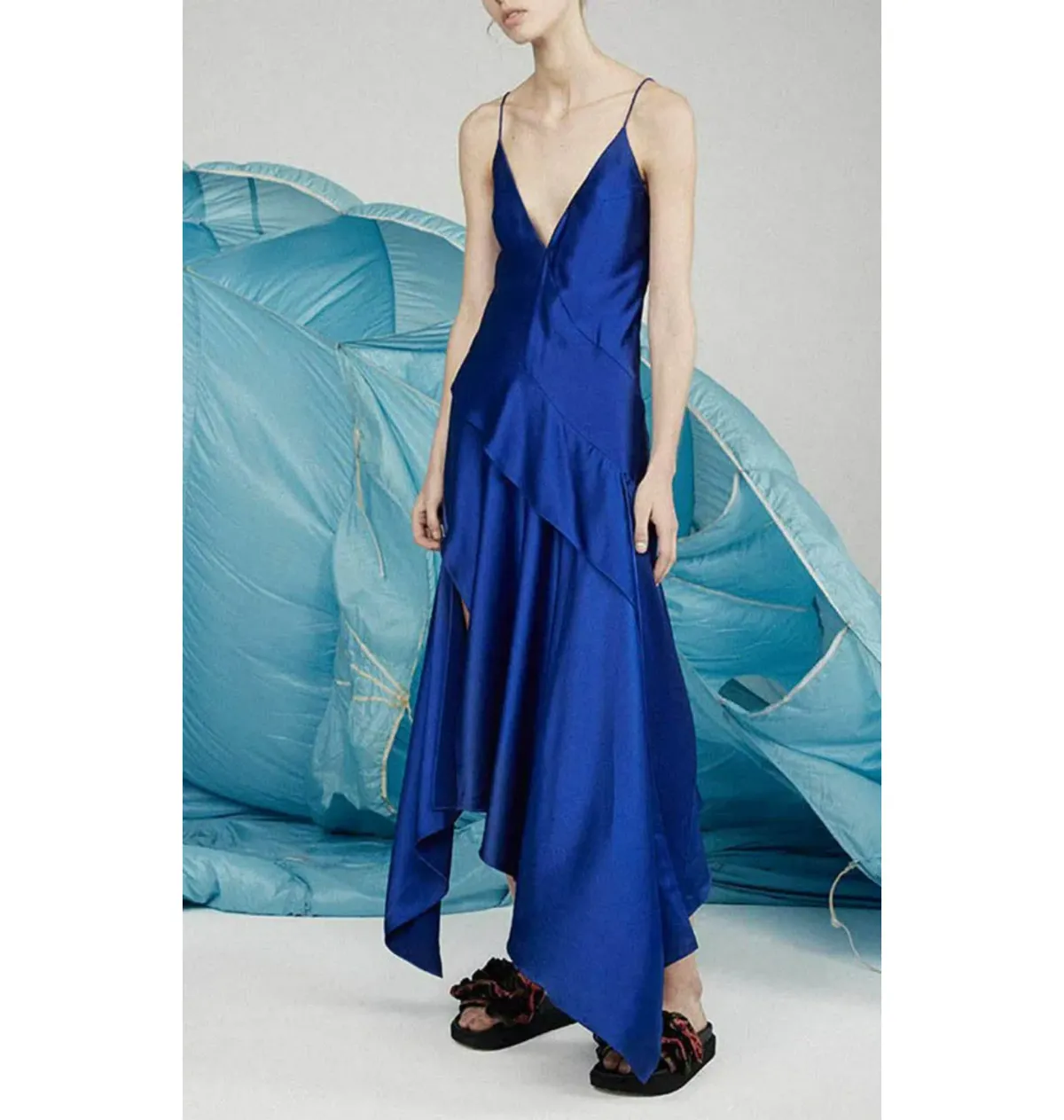 Acler Harrow Dress Ultramarine Blue Size AU 12 - Image 2