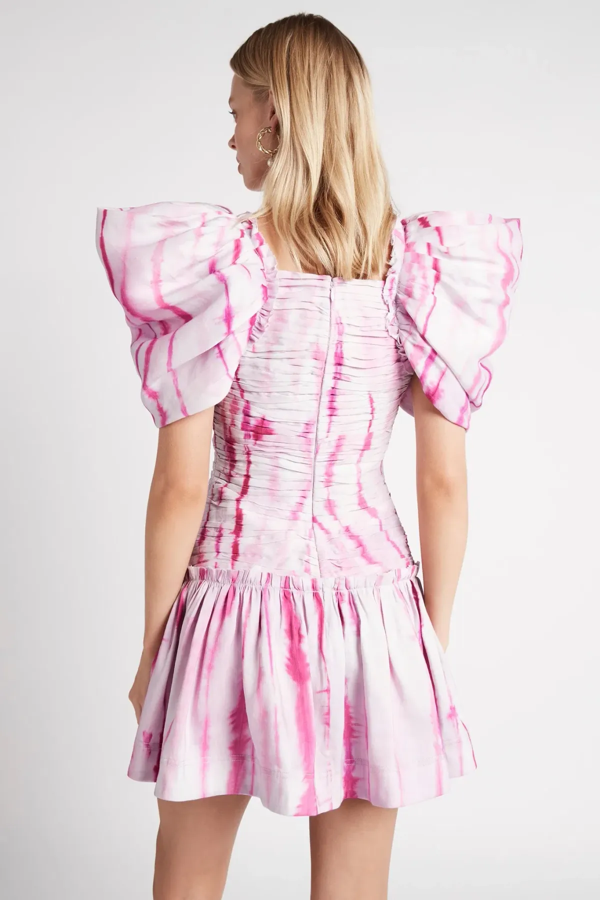 Aje Introspect Butterfly Mini Dress Print Size 10 - Image 3