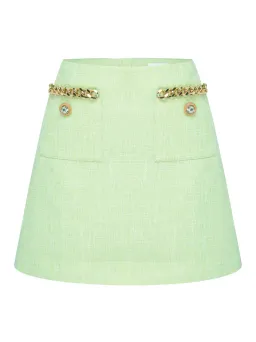 Alice McCall Catalina Jacket and Mini Skirt Set Lime Cream Size 10 for rent on The Volte - image 5