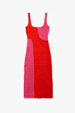 Mara Hoffman Sloan Dress Red Pink Size 8 for rent on The Volte - image 5