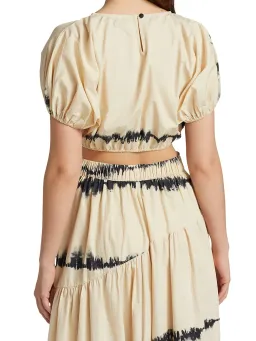 SWF Homecoming Abode Crop and Drawstring Skirt Set Cream Size 8 for rent on The Volte - image 3