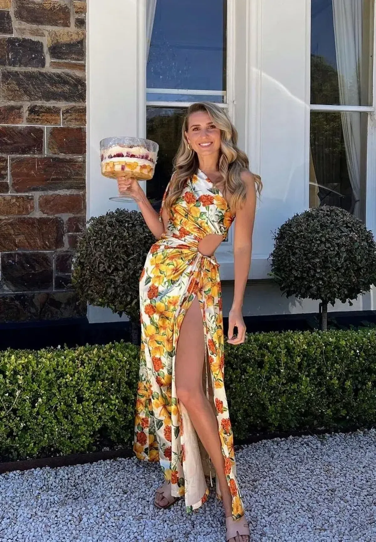 Sonya Nour Yarden Floral Maxi Dress Print Size 6 - Image 6