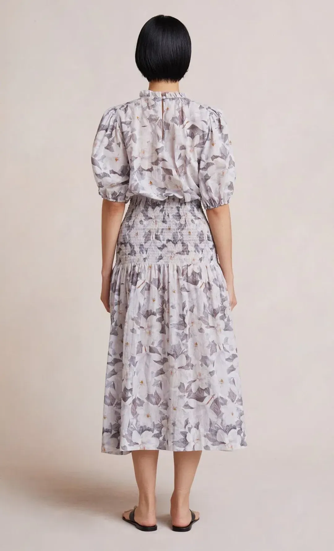 Bec & Bridge Gardenia Short Sleeve Midi Dress Purple Size 8 for rent on The Volte - main image