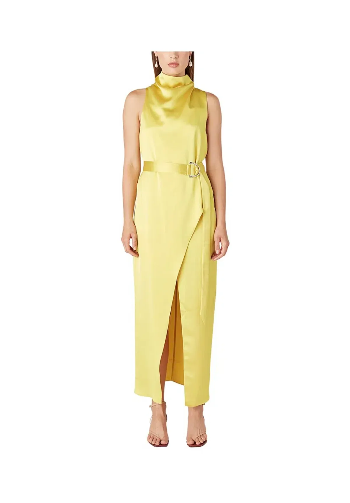 Camilla and Marc Phoebe Drape Dress Yellow Size 10 - Image 1