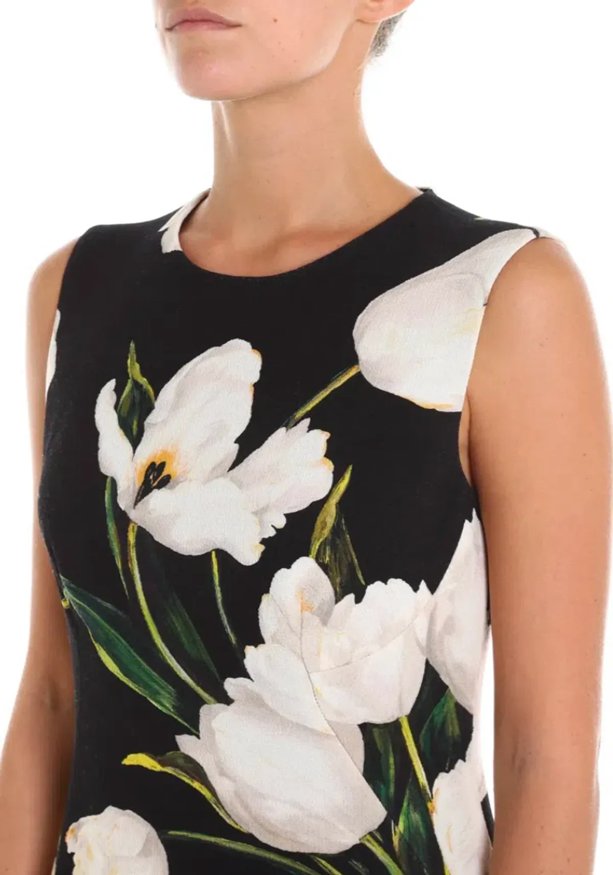 Dolce & Gabbana Tulip Print Dress Size 8 - Image 2
