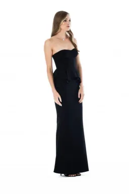 Sheike Peplum Gown Black Size 16 for rent on The Volte - image 2