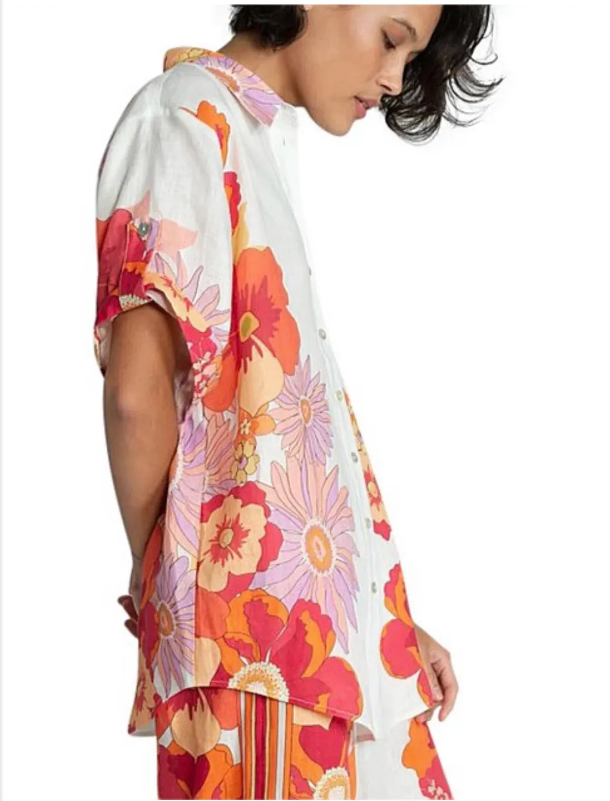 Alemais Calista relaxed shirt & Circle Skirt Print Size 14 - Image 8