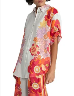 Alemais Calista relaxed shirt & Circle Skirt Print Size 14 for rent on The Volte - image 9