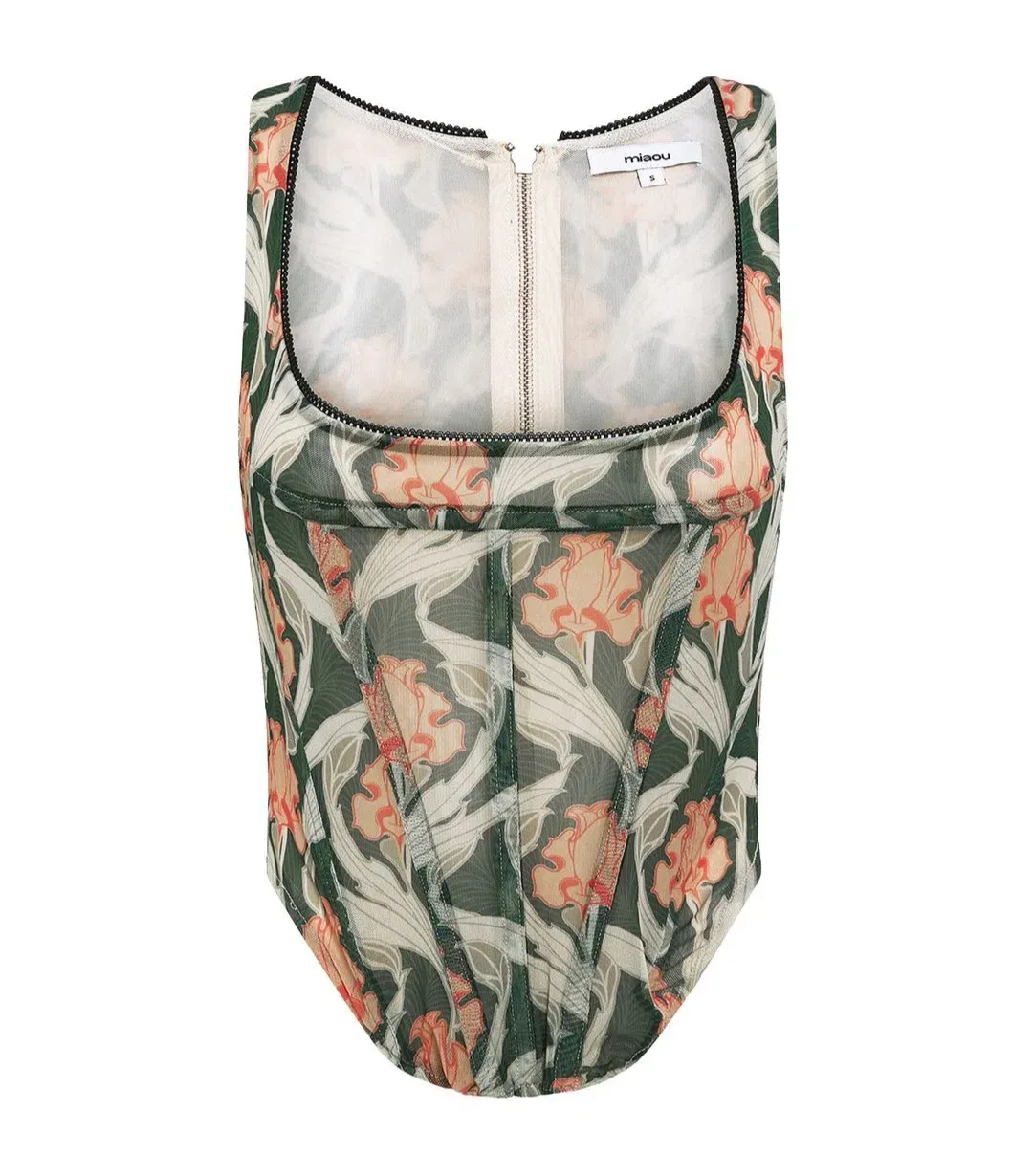 Miaou Campbell Corset and Mini Moni Skirt in Art Nouveau Size 6 for rent on The Volte - main image