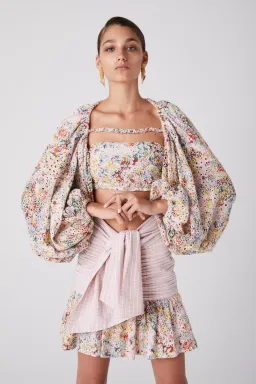 Atoir You Remind Me Crop & Unknown For Me Skirt Set Print Size 6 for rent on The Volte - image 2