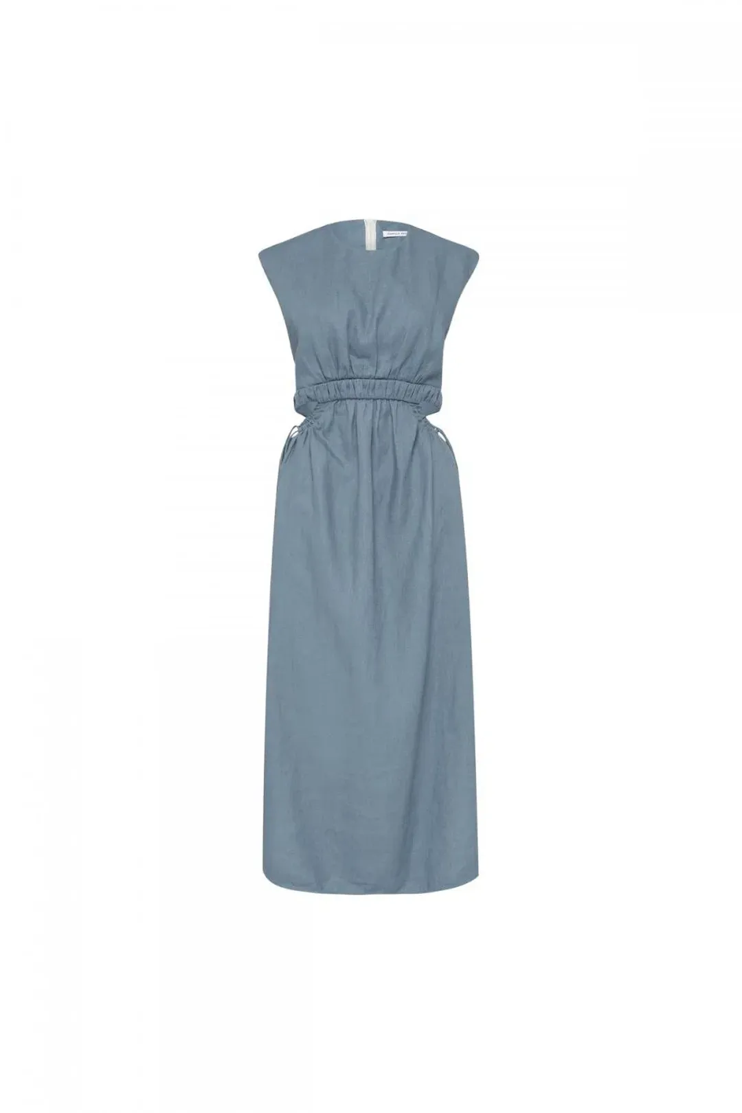Camilla and Marc Cora Midi Dress in Dusty Blue Size 10 for rent on The Volte - main image
