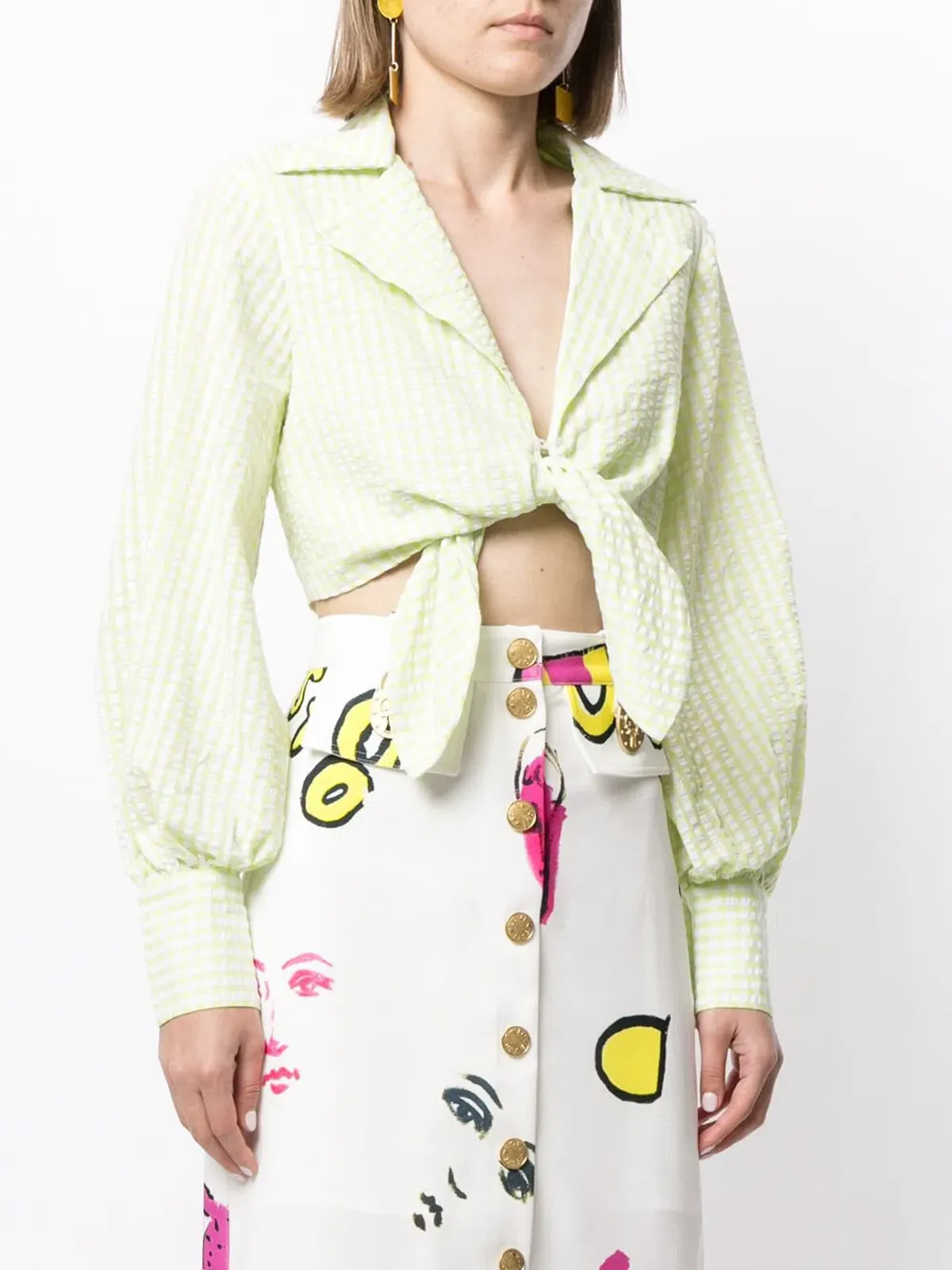 Alice McCall Her Story Top Green Size 8 - Image 4