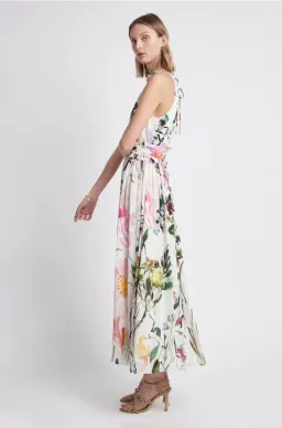 Aje Introspect High Neck Midi Dress Print Size 10 for rent on The Volte - image 2