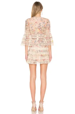 Zimmermann Lovelorn Floral Flutter Dress Pink Floral Size 0 / AU 8 for rent on The Volte - image 3