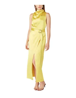 Camilla and Marc Phoebe Drape Dress Yellow Size 10 for rent on The Volte - image 1