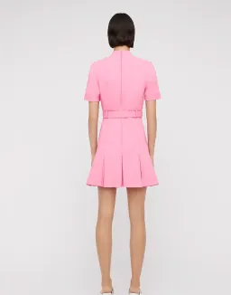 Scanlan Theodore Tailored Pleat Dress Pink Size 6 for rent on The Volte - image 3