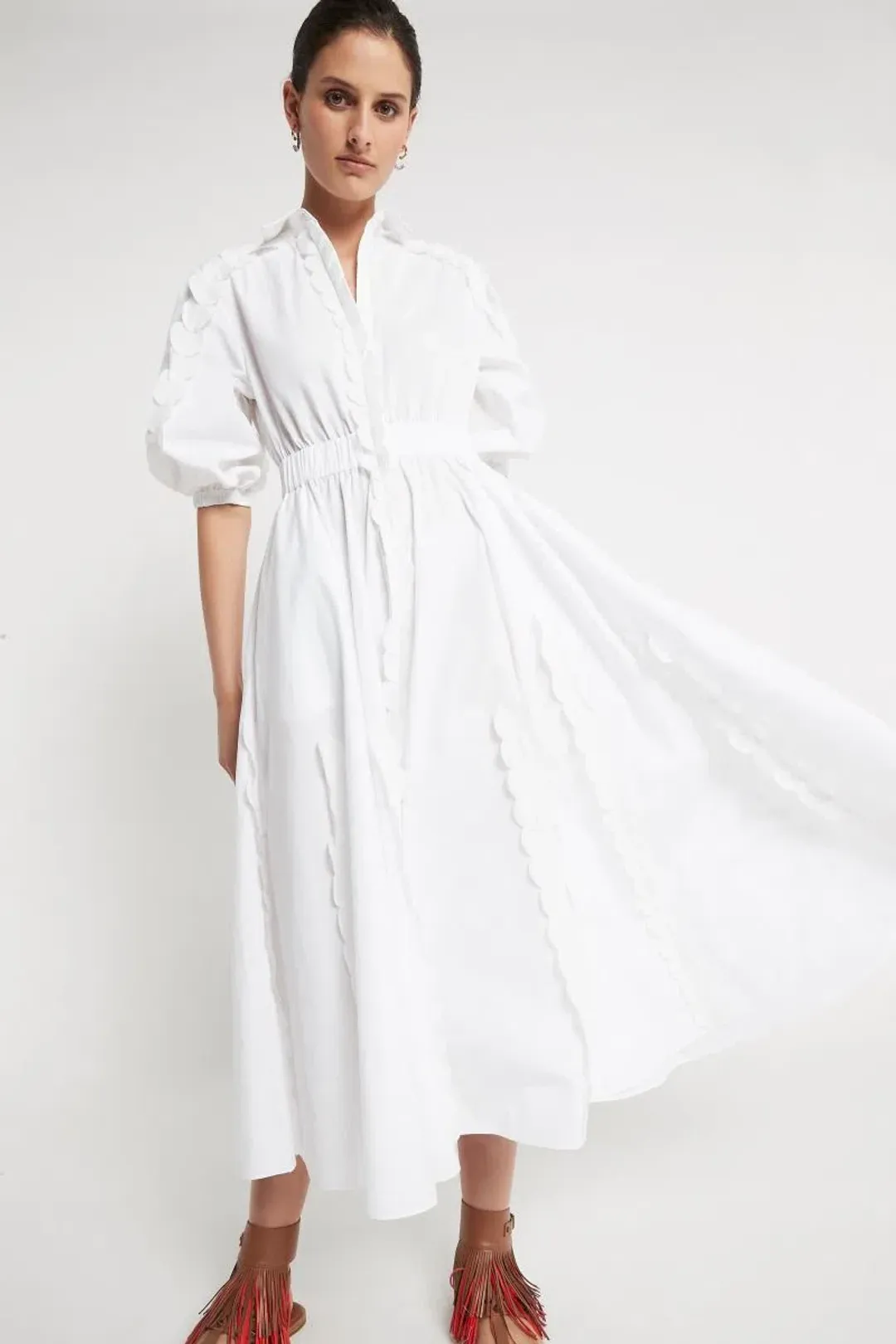 Sass and Bide Heaven Knows Dress White Size 8 for rent on The Volte - main image