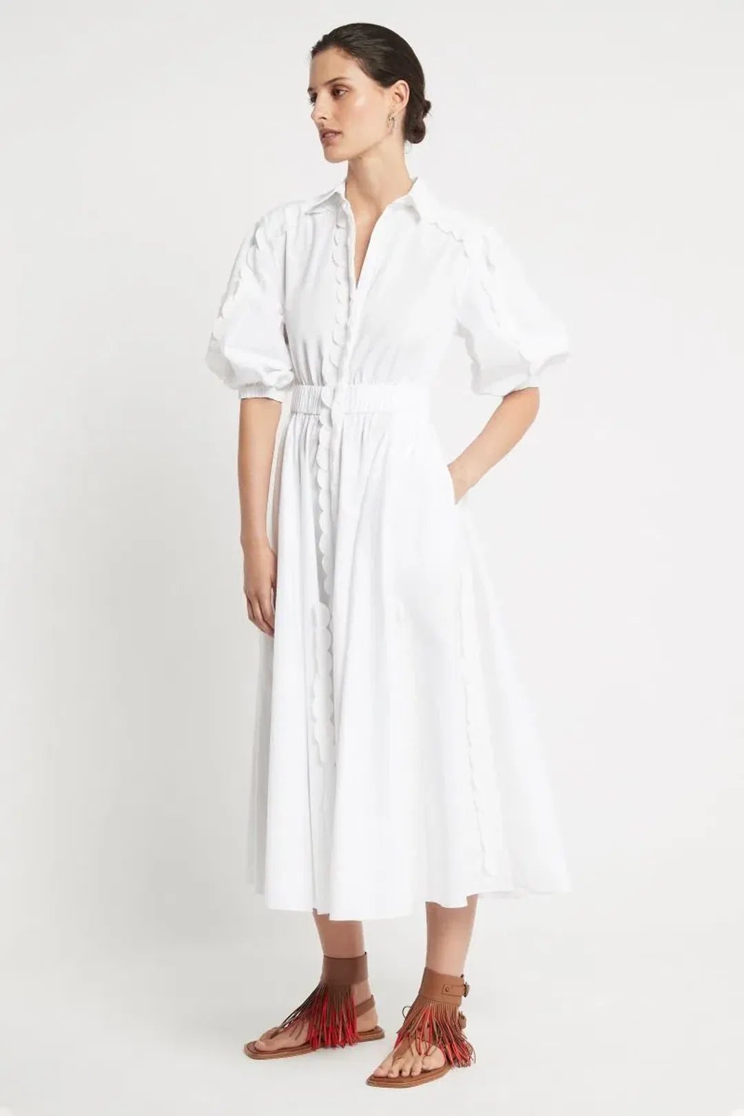 Sass and Bide Heaven Knows Dress White Size 8 for rent on The Volte - main image