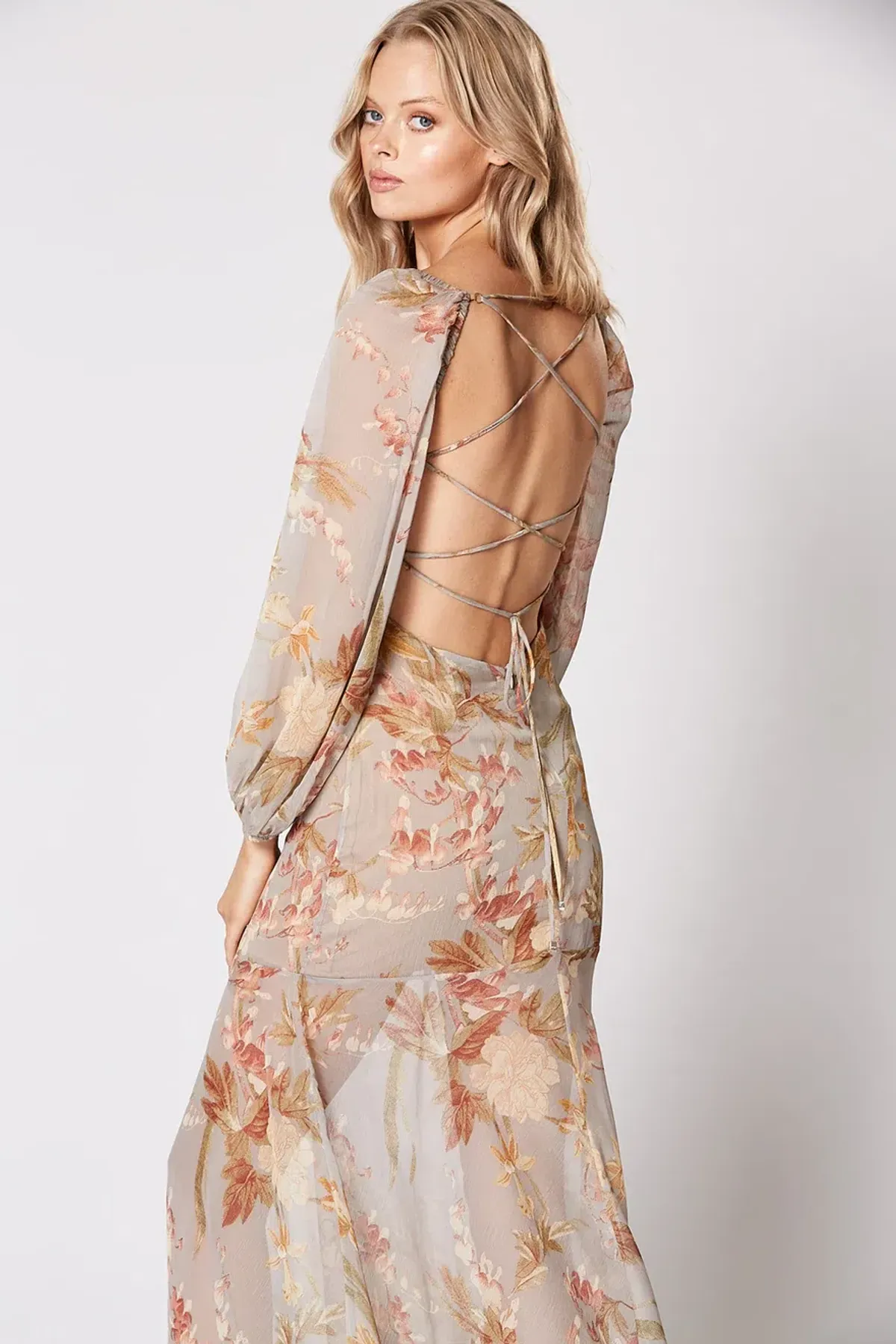 Winona Harmony Tie Back Dress Print Size 6 - Image 2