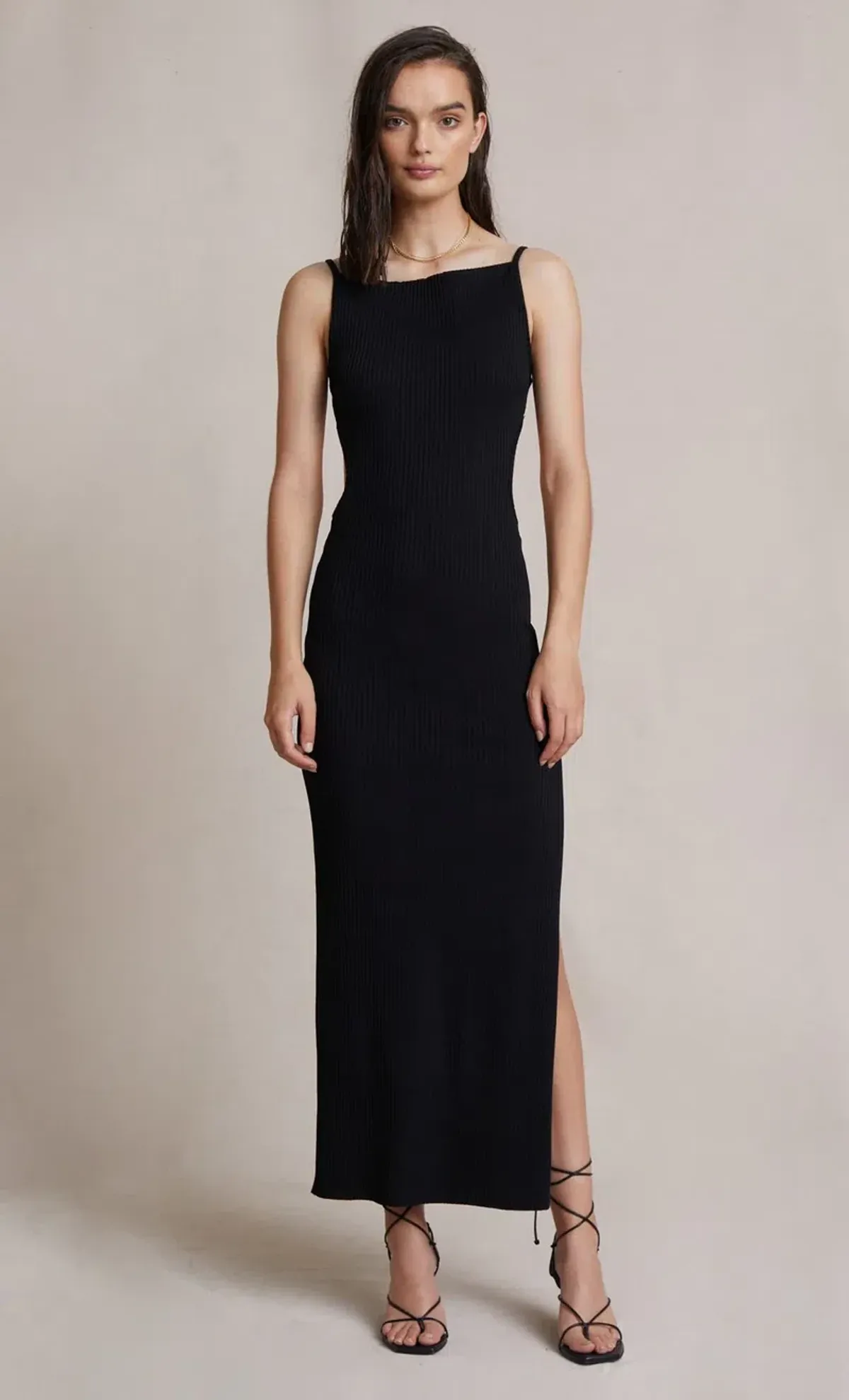 Bec & Bridge Zion Midi Dress in Black Size 10 for rent on The Volte - main image