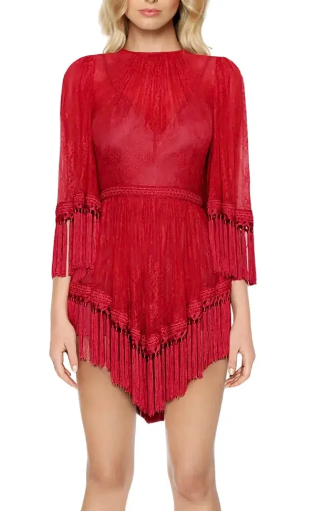 Alice McCall Are You Ready Girl Dress Red Size 10 for rent on The Volte - main image