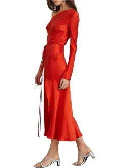 Bec and Bridge Classic One Shoulder Dress Red Size 10 for rent on The Volte - image 3