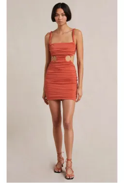 Bec and Bridge Lena Mini Dress Orange Size 8 for rent on The Volte - image 1