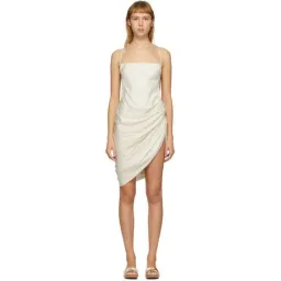 Jacquemus La Robe Saudade Dress Off White Size 38 for rent on The Volte - image 1