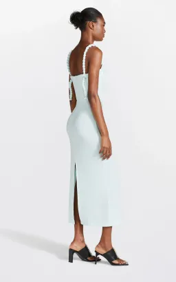 Dion Lee Rope Drape Dress Blue Size 10 for rent on The Volte - image 2