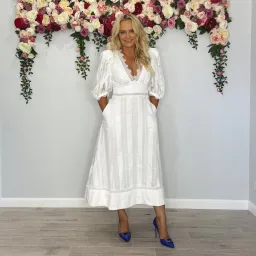 Acler Grampian Dress White Size 10 for rent on The Volte - image 2