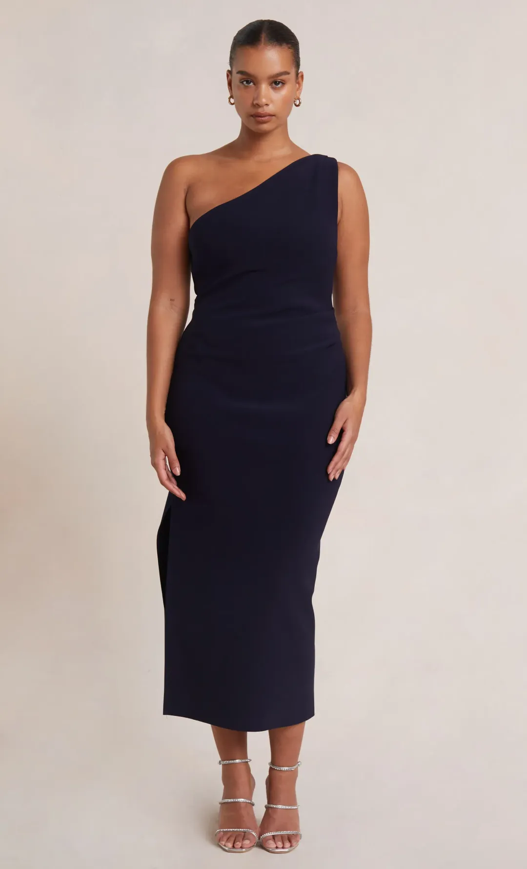 Bec and Bridge Be Mine Asym Dress Navy Size 14 for rent on The Volte - main image