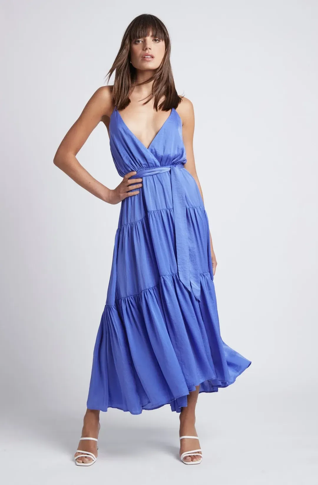 Sheike Sirocco Maxi Dress Blue Size 10 for rent on The Volte - main image