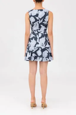 Keepsake the Label Midnight Stencil Floral Mini Dress Print Size 6 for rent on The Volte - image 2