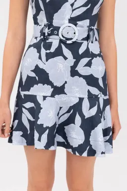 Keepsake the Label Midnight Stencil Floral Mini Dress Print Size 6 for rent on The Volte - image 4