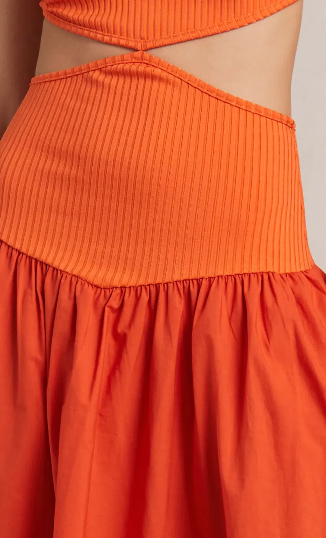 Bec & Bridge Ula Cut Out Maxi Dress Chilli Size 8 for rent on The Volte - main image